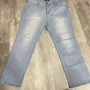 d.‎ jeans Womens Boot Cut Stretch Jeans Size 14W Bag6